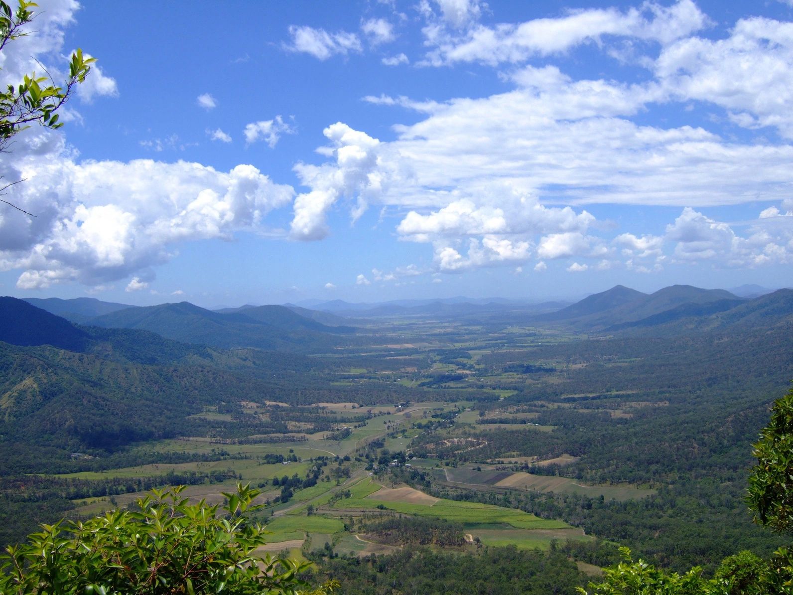 Green valley farmland